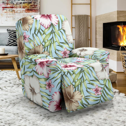 Tropical Flower Pattern Print Design TF05 Recliner Slipcover-JORJUNE.COM
