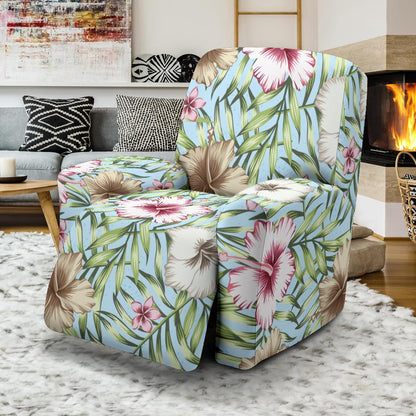 Tropical Flower Pattern Print Design TF05 Recliner Slipcover-JORJUNE.COM