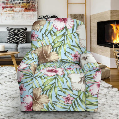 Tropical Flower Pattern Print Design TF05 Recliner Slipcover-JORJUNE.COM