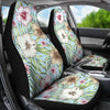 Tropical Flower Pattern Print Design TF05 Universal Fit Car Seat Covers-JorJune