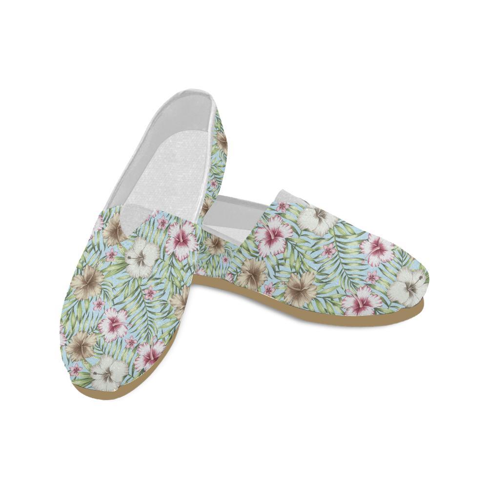 Tropical Flower Pattern Print Design TF05 Women Casual Shoes-JorJune.com