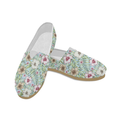 Tropical Flower Pattern Print Design TF05 Women Casual Shoes-JorJune.com
