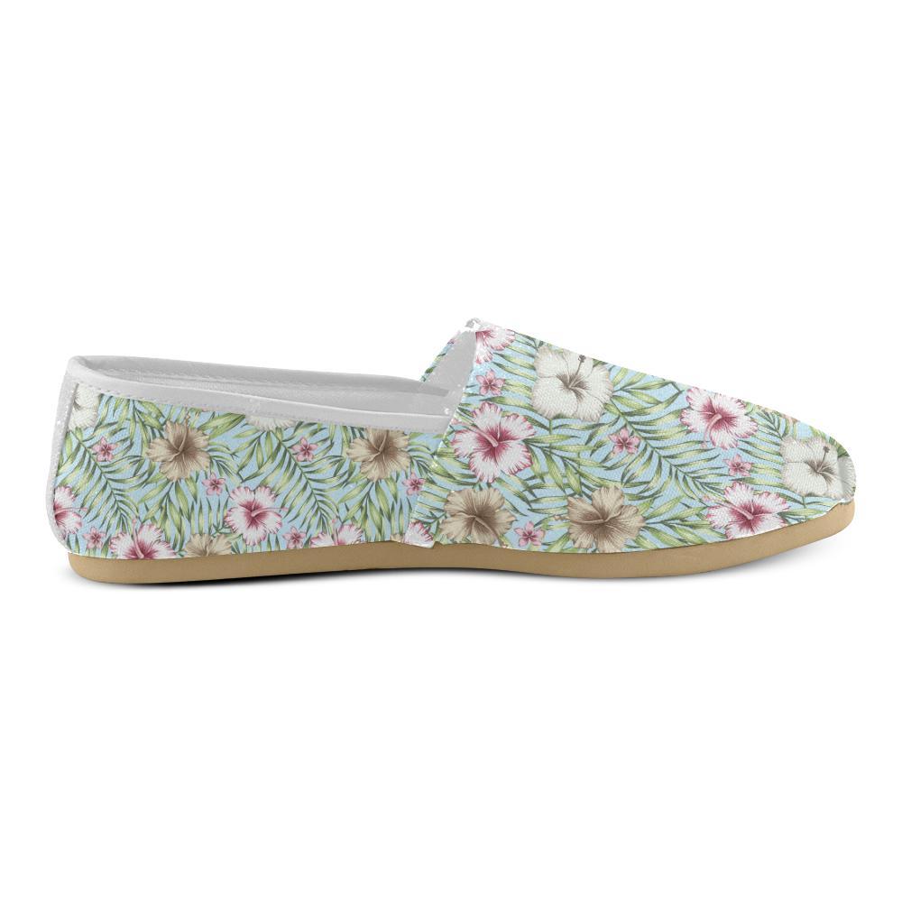 Tropical Flower Pattern Print Design TF05 Women Casual Shoes-JorJune.com