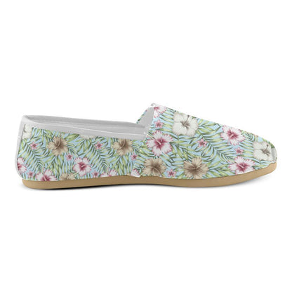 Tropical Flower Pattern Print Design TF05 Women Casual Shoes-JorJune.com