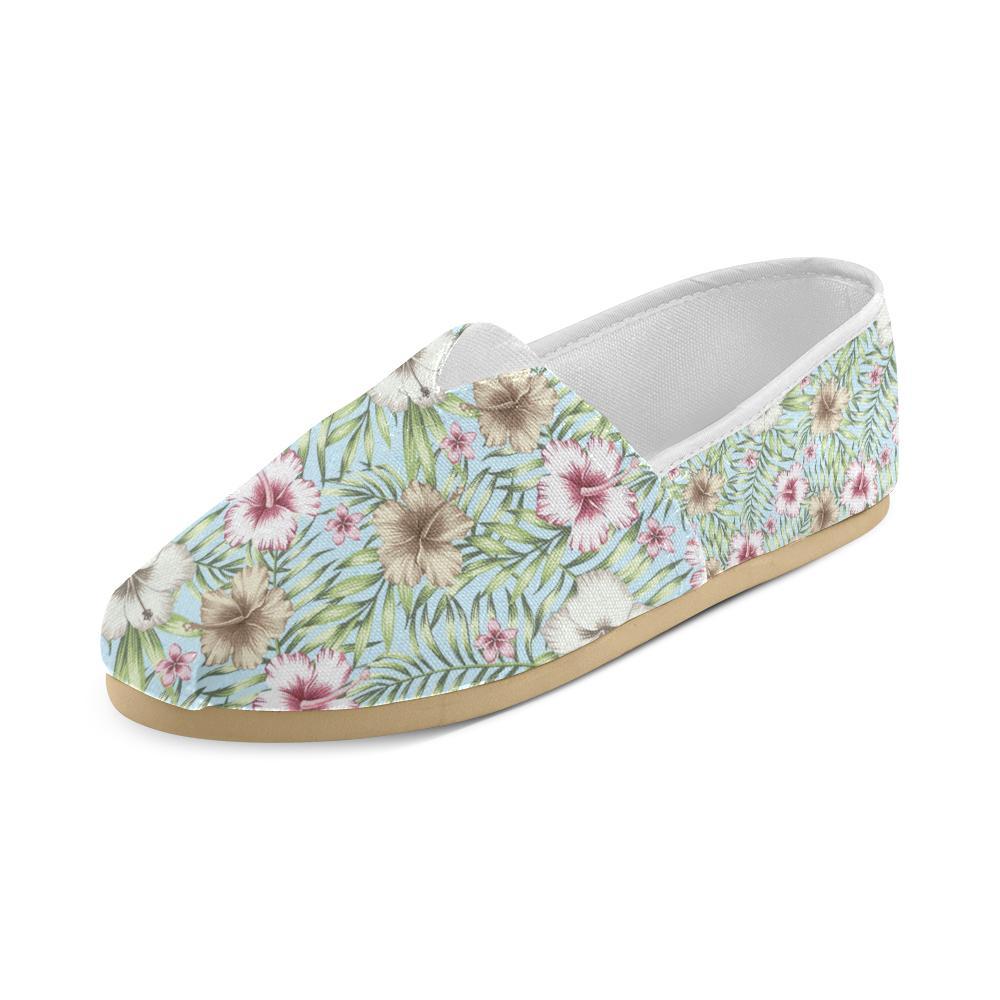 Tropical Flower Pattern Print Design TF05 Women Casual Shoes-JorJune.com