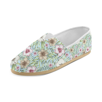 Tropical Flower Pattern Print Design TF05 Women Casual Shoes-JorJune.com