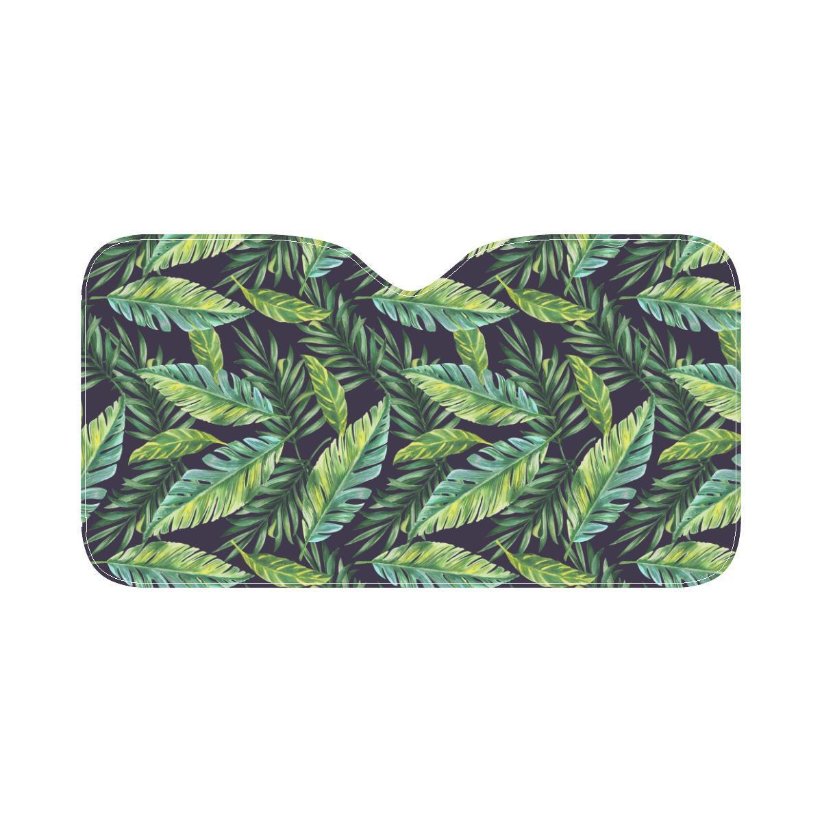 Tropical Flower Pattern Print Design TF06 Car Sun Shade-JorJune