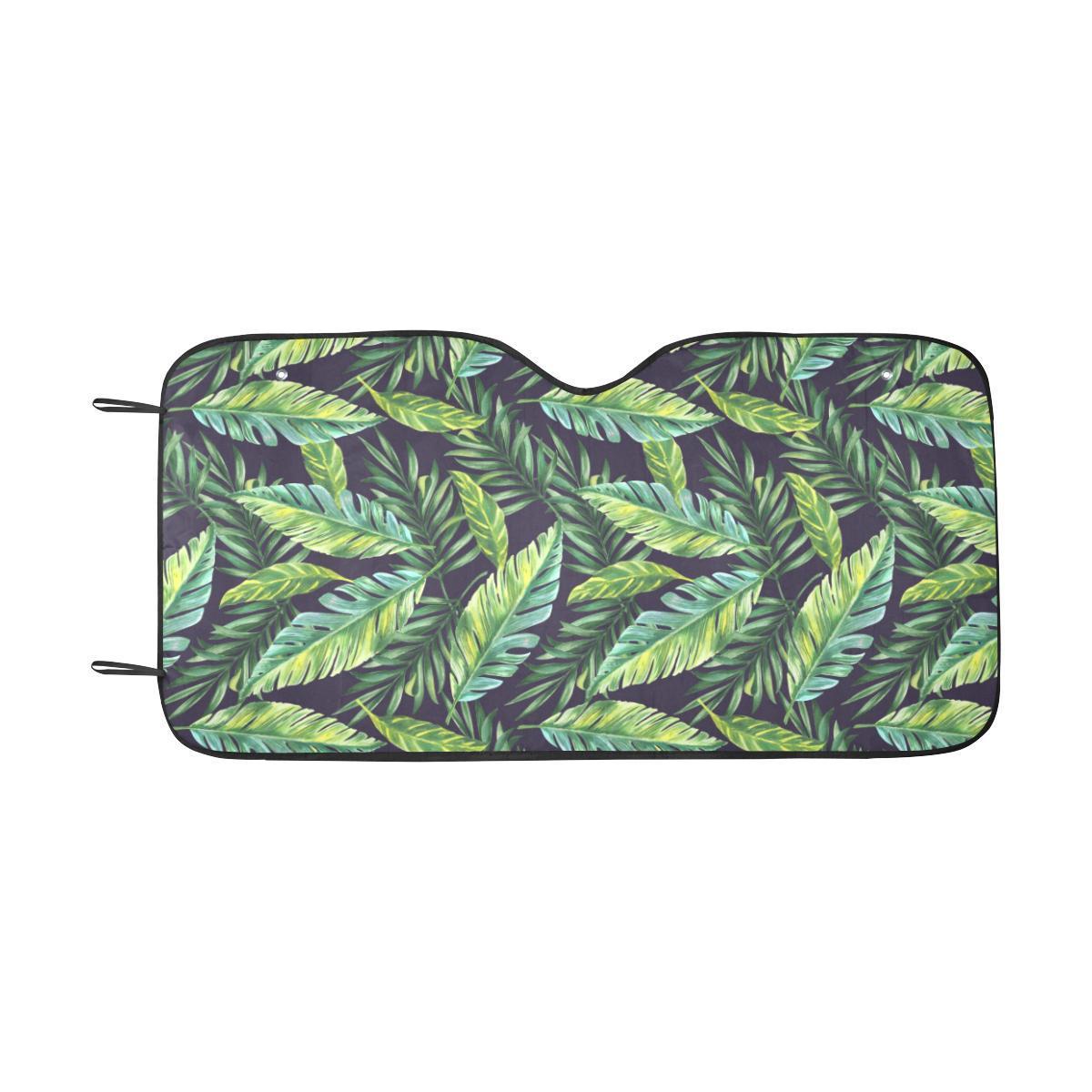 Tropical Flower Pattern Print Design TF06 Car Sun Shade-JorJune