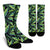 Tropical Flower Pattern Print Design TF06 Crew Socks-JORJUNE.COM