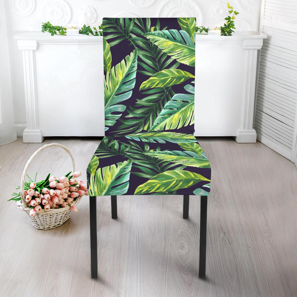 Tropical Flower Pattern Print Design TF06 Dining Chair Slipcover-JORJUNE.COM