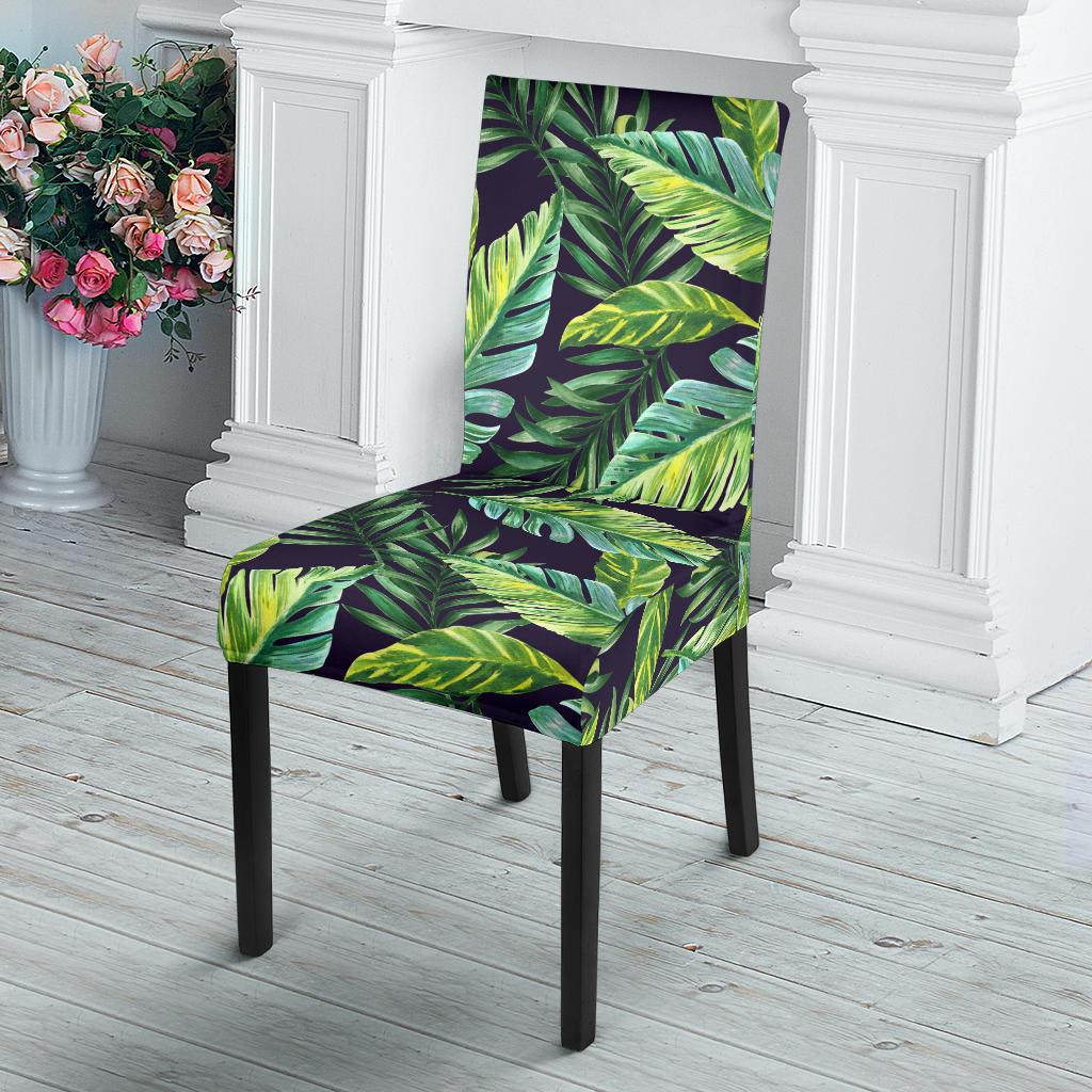 Tropical Flower Pattern Print Design TF06 Dining Chair Slipcover-JORJUNE.COM