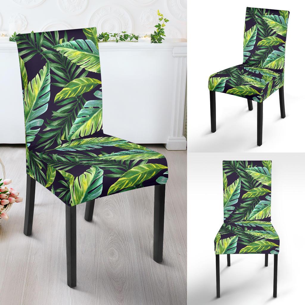 Tropical Flower Pattern Print Design TF06 Dining Chair Slipcover-JORJUNE.COM