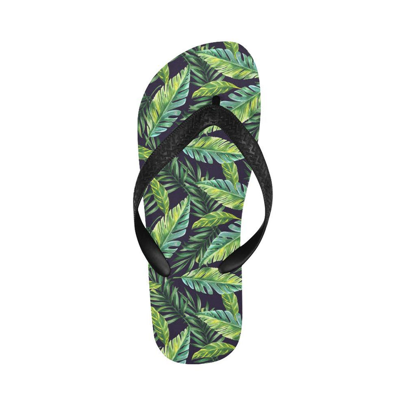 Tropical Flower Pattern Print Design TF06 Flip Flops-JorJune