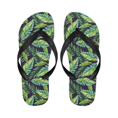 Tropical Flower Pattern Print Design TF06 Flip Flops-JorJune