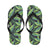 Tropical Flower Pattern Print Design TF06 Flip Flops-JorJune