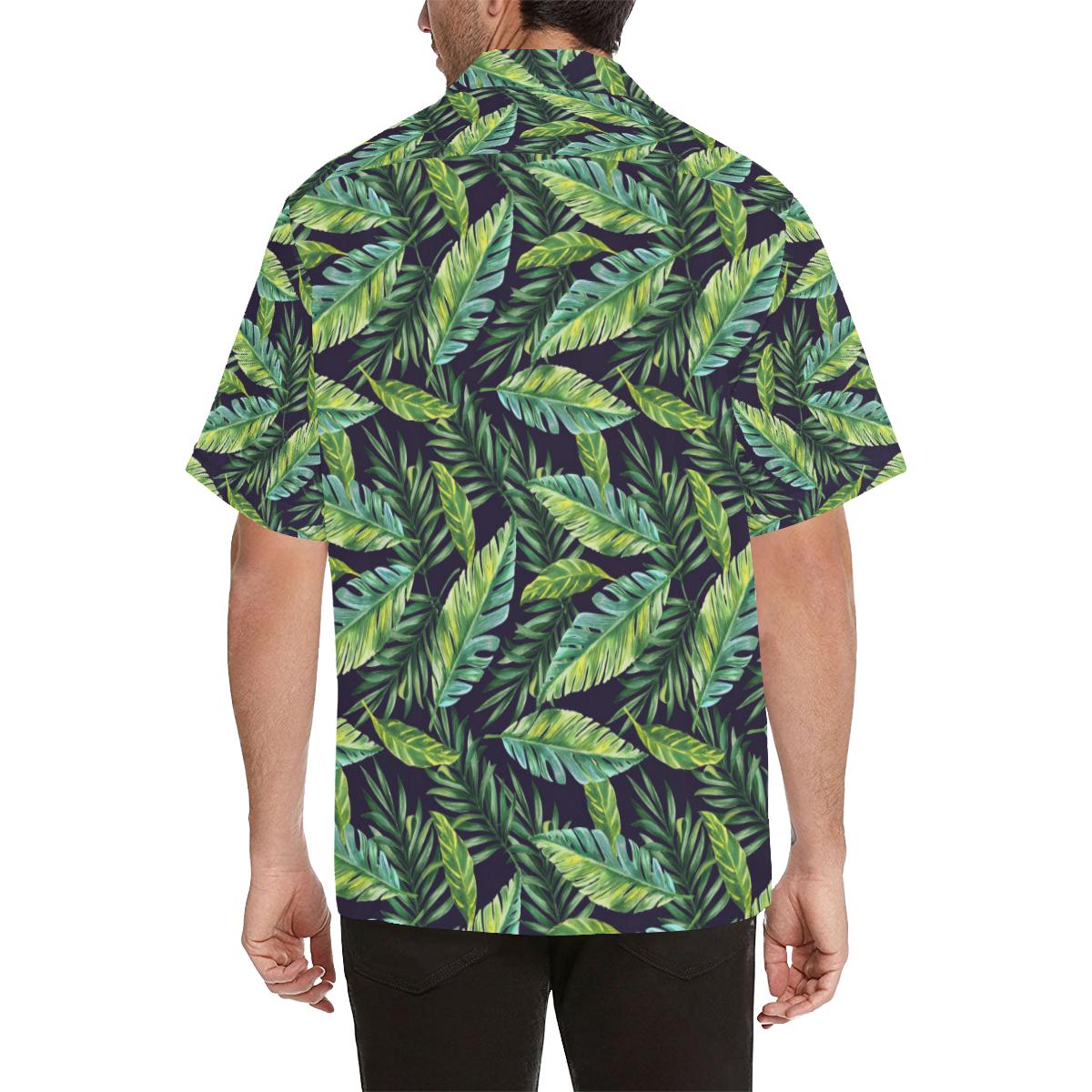 Tropical Flower Pattern Print Design TF06 Men Hawaiian Shirt-JorJune