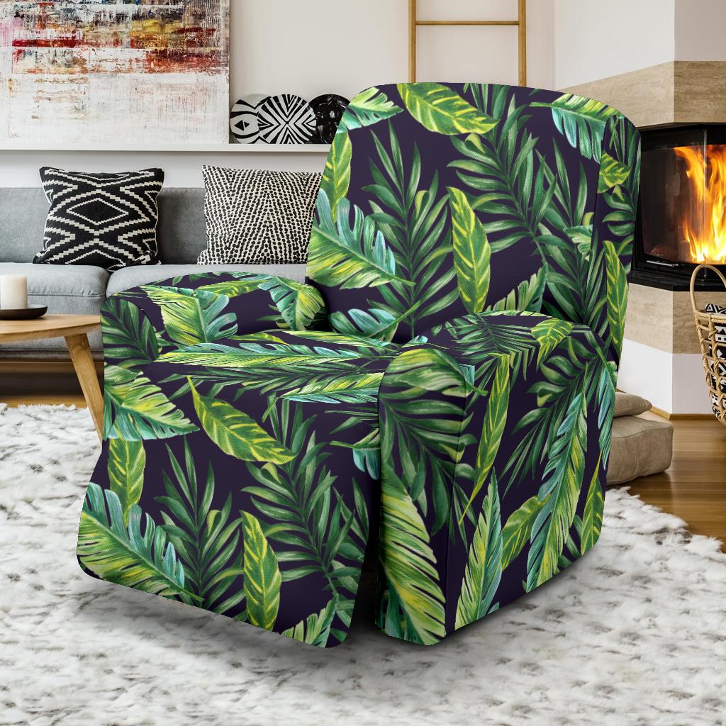 Tropical Flower Pattern Print Design TF06 Recliner Slipcover-JORJUNE.COM