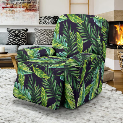 Tropical Flower Pattern Print Design TF06 Recliner Slipcover-JORJUNE.COM
