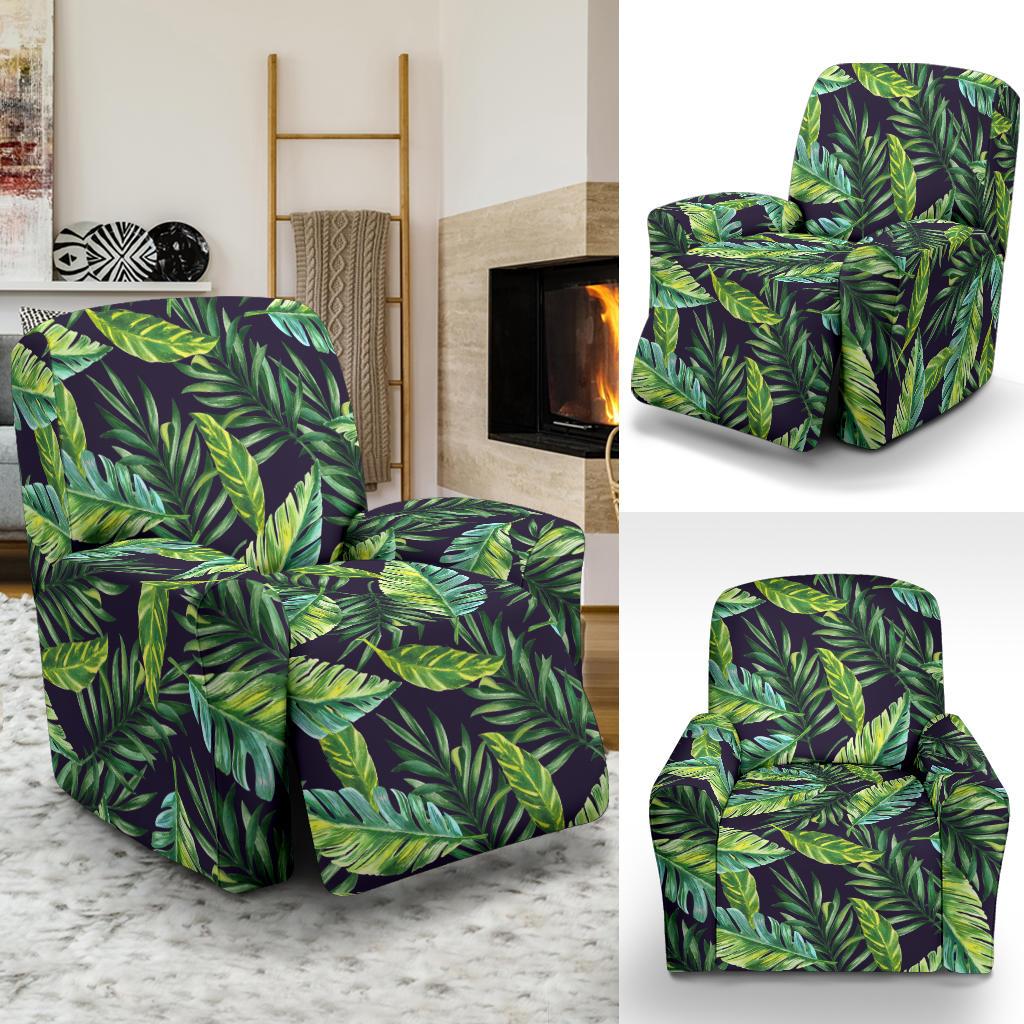 Tropical Flower Pattern Print Design TF06 Recliner Slipcover-JORJUNE.COM