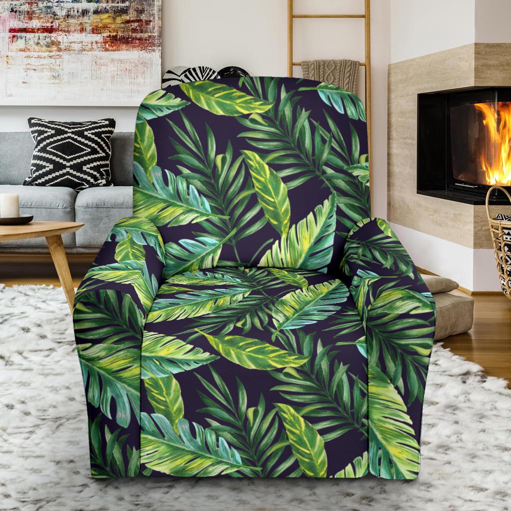 Tropical Flower Pattern Print Design TF06 Recliner Slipcover-JORJUNE.COM
