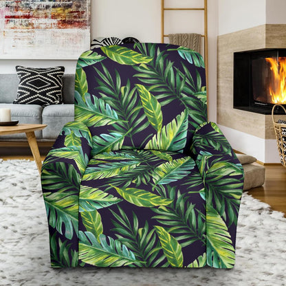 Tropical Flower Pattern Print Design TF06 Recliner Slipcover-JORJUNE.COM