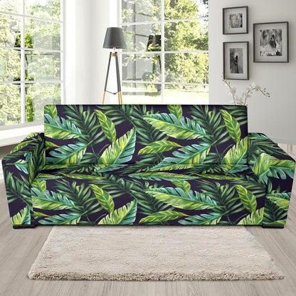 Tropical Flower Pattern Print Design TF06 Sofa Slipcover-JORJUNE.COM