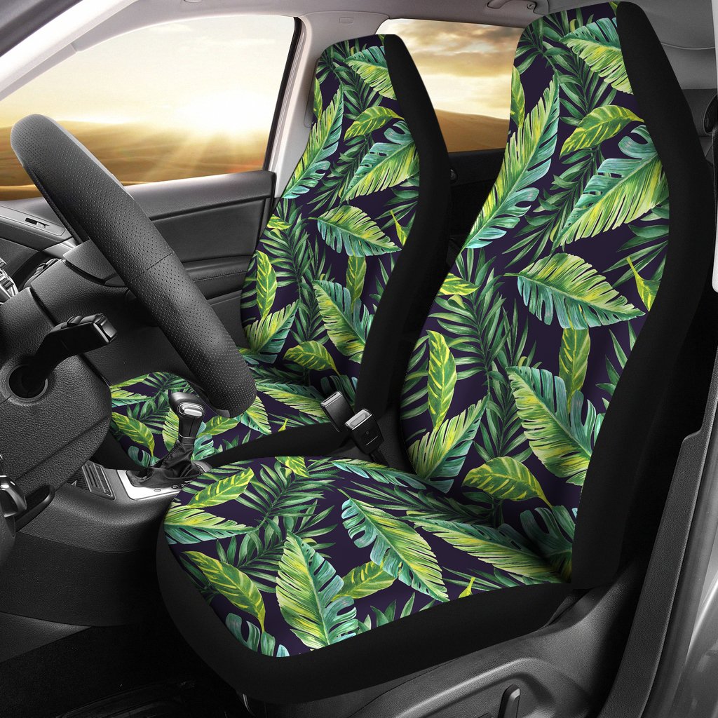 Tropical Flower Pattern Print Design TF06 Universal Fit Car Seat Covers-JorJune