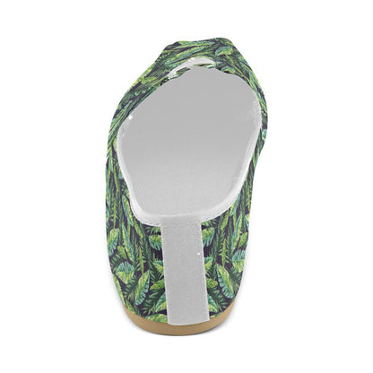 Tropical Flower Pattern Print Design TF06 Women Casual Shoes-JorJune.com