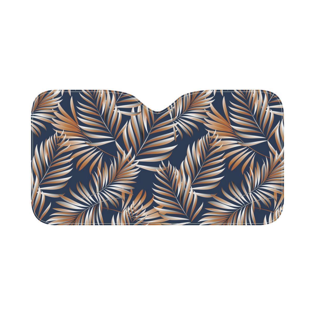 Tropical Flower Pattern Print Design TF07 Car Sun Shade-JorJune