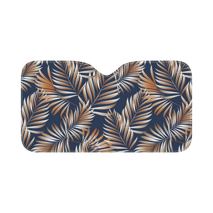 Tropical Flower Pattern Print Design TF07 Car Sun Shade-JorJune