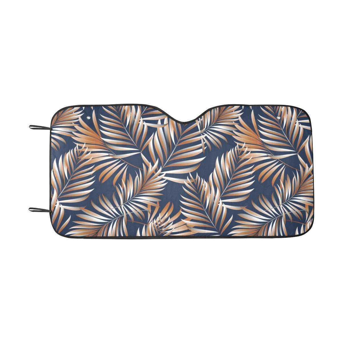 Tropical Flower Pattern Print Design TF07 Car Sun Shade-JorJune