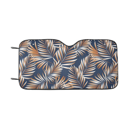Tropical Flower Pattern Print Design TF07 Car Sun Shade-JorJune