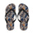 Tropical Flower Pattern Print Design TF07 Flip Flops-JorJune