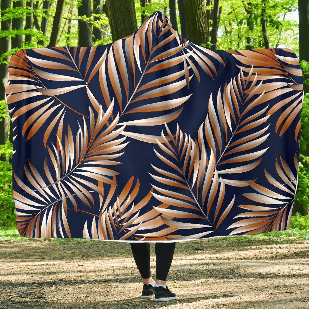 Tropical Flower Pattern Print Design TF07 Hooded Blanket-JORJUNE.COM