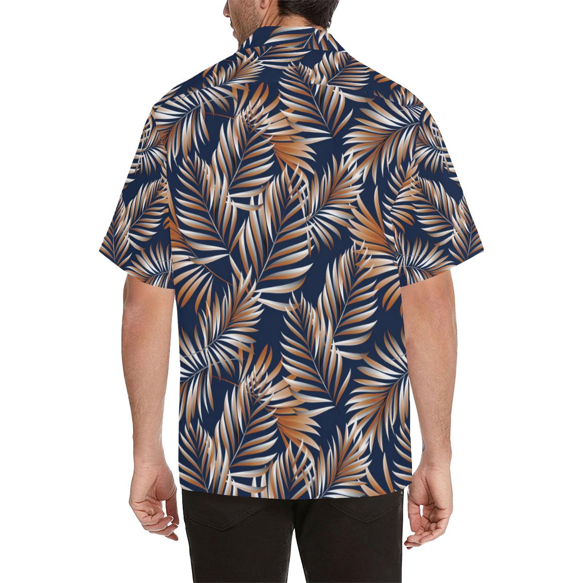 Tropical Flower Pattern Print Design TF07 Men Hawaiian Shirt-JorJune