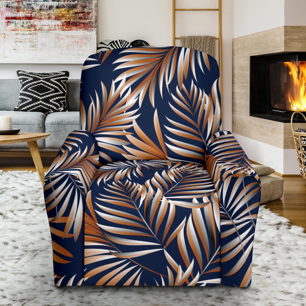 Tropical Flower Pattern Print Design TF07 Recliner Slipcover-JORJUNE.COM