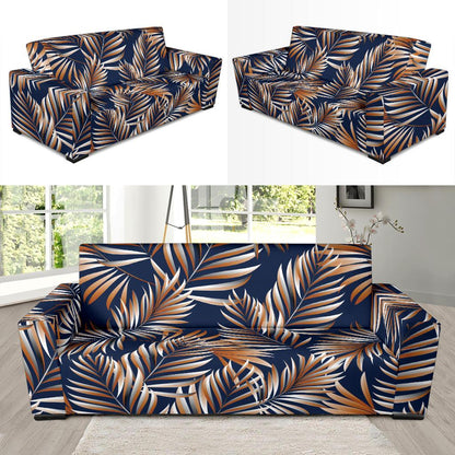 Tropical Flower Pattern Print Design TF07 Sofa Slipcover-JORJUNE.COM