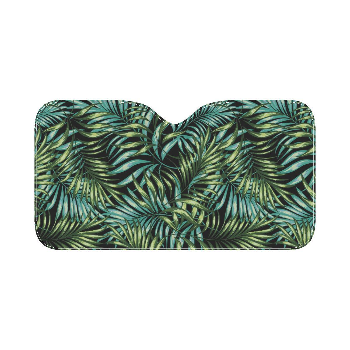 Tropical Flower Pattern Print Design TF08 Car Sun Shade-JorJune