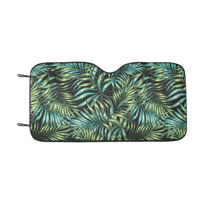 Tropical Flower Pattern Print Design TF08 Car Sun Shade-JorJune