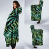 Tropical Flower Pattern Print Design TF08 Hooded Blanket-JORJUNE.COM