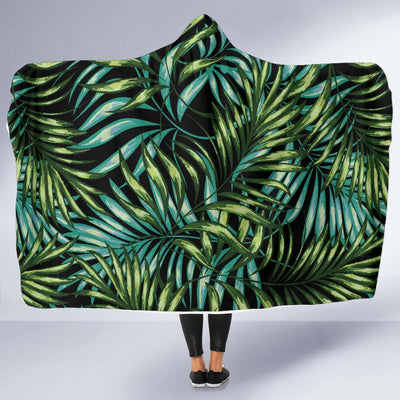 Tropical Flower Pattern Print Design TF08 Hooded Blanket-JORJUNE.COM