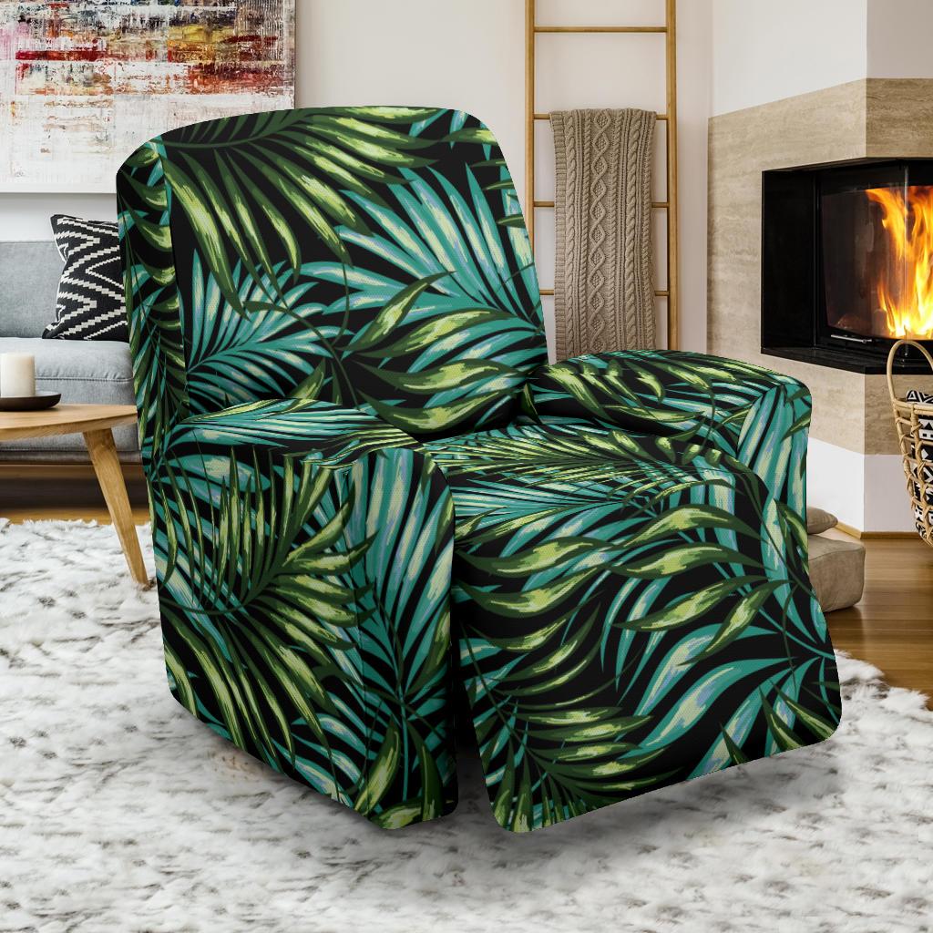 Tropical Flower Pattern Print Design TF08 Recliner Slipcover-JORJUNE.COM