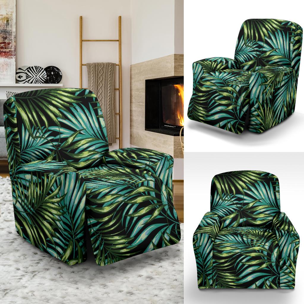 Tropical Flower Pattern Print Design TF08 Recliner Slipcover-JORJUNE.COM
