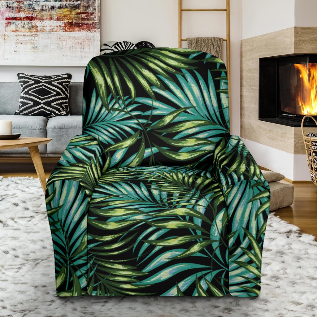 Tropical Flower Pattern Print Design TF08 Recliner Slipcover-JORJUNE.COM