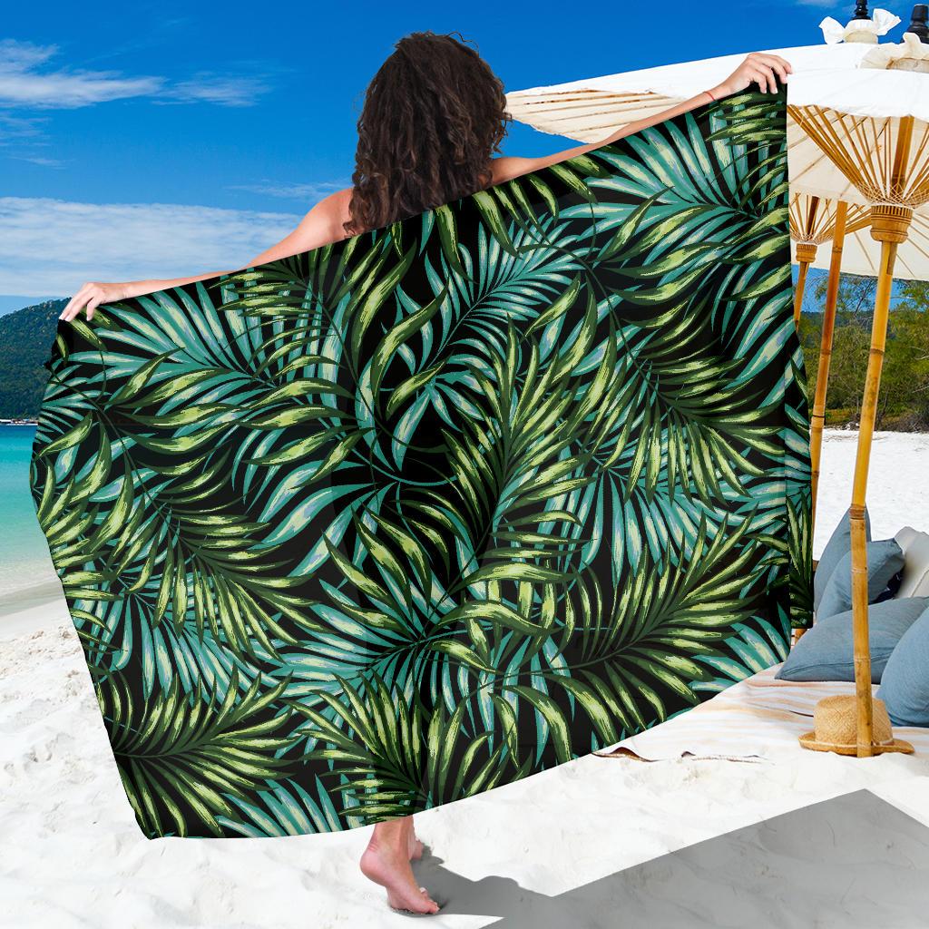 Tropical Flower Pattern Print Design TF08 Sarong Pareo Wrap-JORJUNE.COM