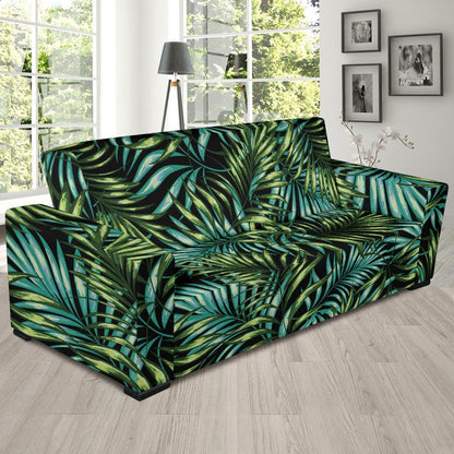 Tropical Flower Pattern Print Design TF08 Sofa Slipcover-JORJUNE.COM