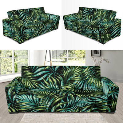 Tropical Flower Pattern Print Design TF08 Sofa Slipcover-JORJUNE.COM
