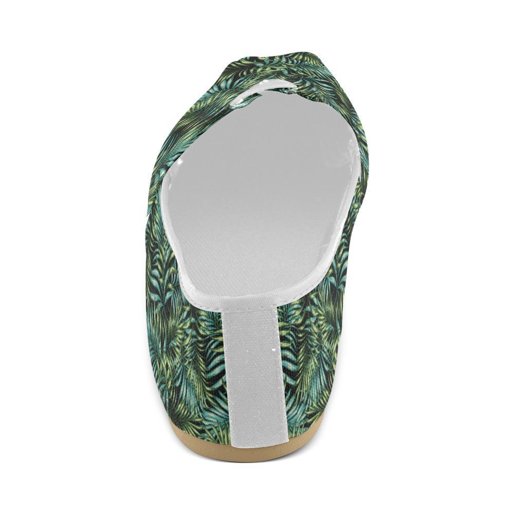 Tropical Flower Pattern Print Design TF08 Women Casual Shoes-JorJune.com
