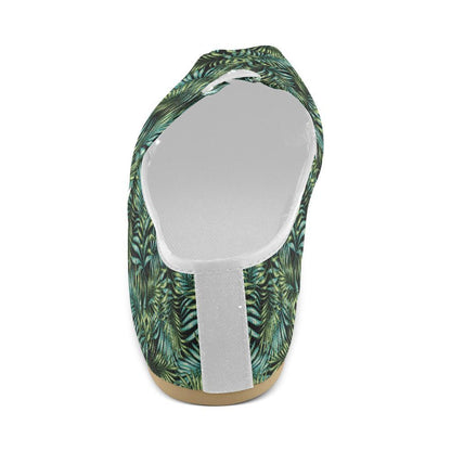 Tropical Flower Pattern Print Design TF08 Women Casual Shoes-JorJune.com