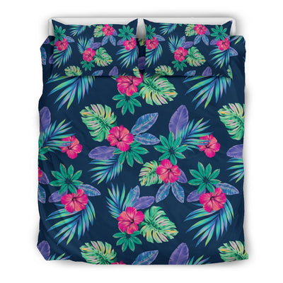 Tropical Flower Pattern Print Design TF09 Duvet Cover Bedding Set-JORJUNE.COM